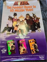 Dinosaurs Video Store Poster VHS Release 1991