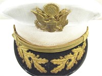 Pre WW II Army Military White Officer Service Cap