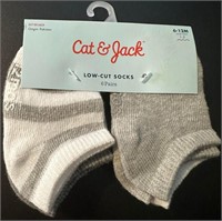 6-12M Cat & Jack 6pk Infant Boys Low Cut Socks