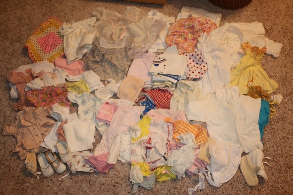 Large Lot of Vintage Baby Clothes