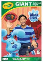 CRAYOLA 18pg GIANT Blues Clues Coloring Pages Book
