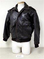 Vintage Redskins Air Force Leather Bomber Jacket