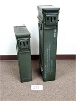 2 Large Military Mortar Ammo Cans (No Ship)