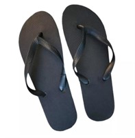 WestLoop Mens 11/12 Black FlipFlop Thong Sandals