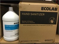 Case ecolab hand sanitizer.