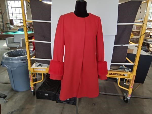 Ann Taylor Factory Red Winter Coat Size Small
