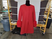 Ann Taylor Factory Red Winter Coat Size Small