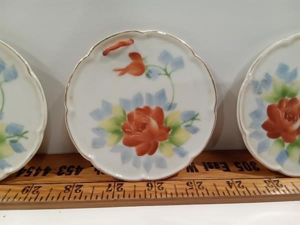 Cute Hanging Plates from Occupied Japan + Owl Coas
