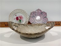 Lot of Pretty Plates and Candy Dish