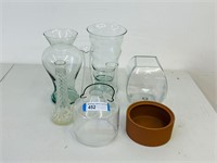 Glass Vases & Related Items