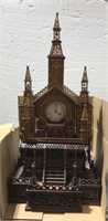 INTRICATE DETAILED STEEPLE CLOCK 39" H X 18.5" W X