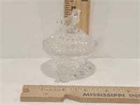 Byrdes Collection By Hofbauer Glass Trinket Dish