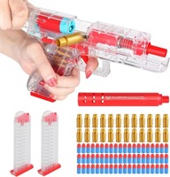 Shell Ejection Toy Gun with Magazine Soft Foam Pis