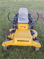 Hustler Raptor SD W/54"deck, runs good,