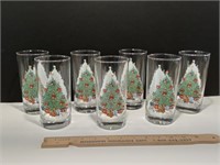 7- Vintage Christmas Glasses