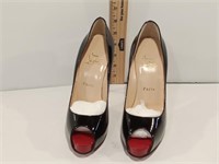 Christian Louboutin New Very Prive Patent Red Sole