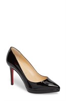 Christian Louboutin Pigalle Plato Patent Red Sole