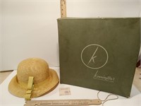 Vintage Yellow Straw Hat