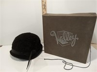 Vintage Black Winter Hat