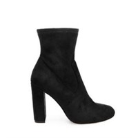 Steve Madden Edit Round Toe Canvas Ankle Boot