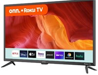 32” Class HD (720P) LED Roku Smart TV Binge on mov