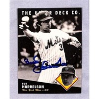 1994 Upper Deck Bud Harrelson Signed Card