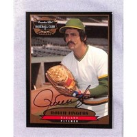 1996 Rollie Fingers Signed Card