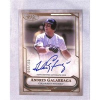 2021 Topps Andres Galarraga Signed Card 48/300
