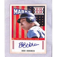 2012 Panini Bob Horner Signed Card