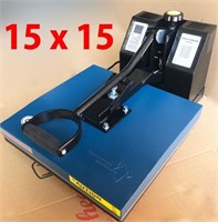15 x 15 Digital Clamshell Heat Press Transfer