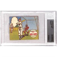 1943 Mp& Co Ted Williams Beckett Authentic