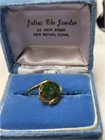 10K Jade Ring