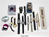 Collection of Character Wrist Watches- Disney