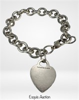 Tiffany & Co Heart Tag Sterling Silver Bracelet