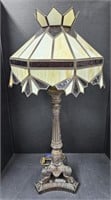 (AJ) Tiffany Style Stained Glass Lamp Shade With
