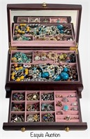 Vintage Jewelry Box full of Unsearched Treasures