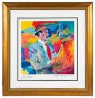 Signed LeRoy Neiman Poster of Frank Sinatra.