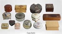 Assortment of Various Jewelry & Trinket Boxes