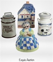 Collection of Vintage Cookie Jars
