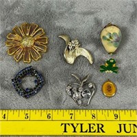7pc Assorted Jewelry/pins