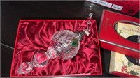 (3) Waterford crystal Christmas ornaments