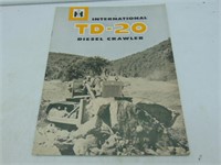 International TD-20 Diesel Crawler Lit