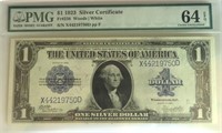 1923 $1 Silver Certificate PMG 64