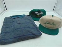 John Deere Polo Shirt and Hats