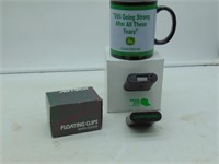 John Deere mug and Clock/clip holder