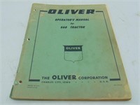 Oliver 660 Tractor Operators Manual