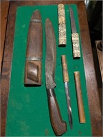 Antique War Knife and Daggers