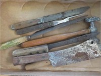 Early knives, cleaver