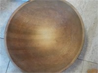 Lg. primitive wood bowl