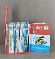 19pc Dr. Suess Books w/ Book Rack